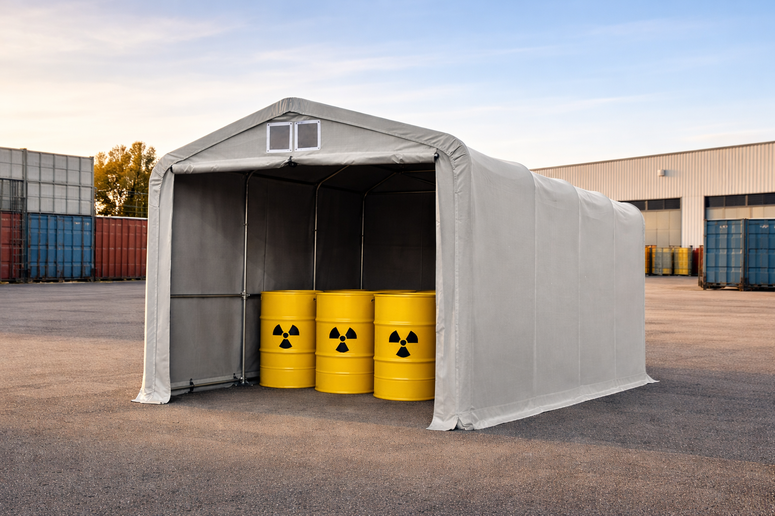 Väike laotelk tünnidega