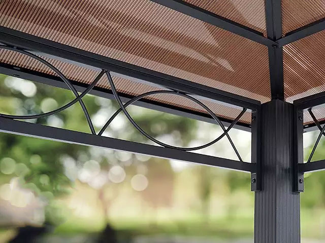 Aiapaviljon Randevuu Deluxe konstruktsioon seest