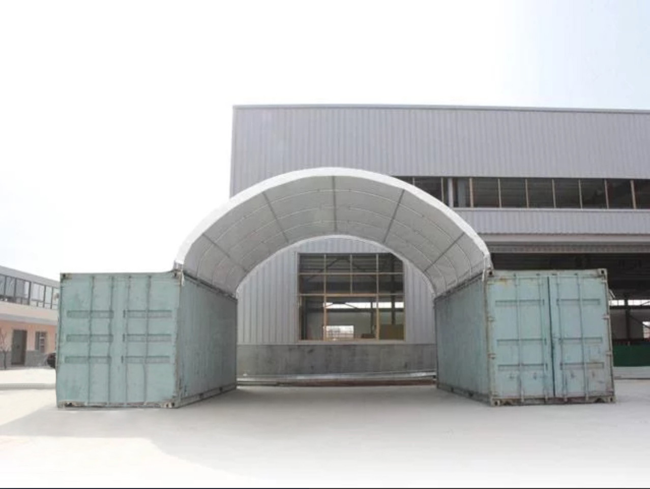 Konteinertelk Katus Valge