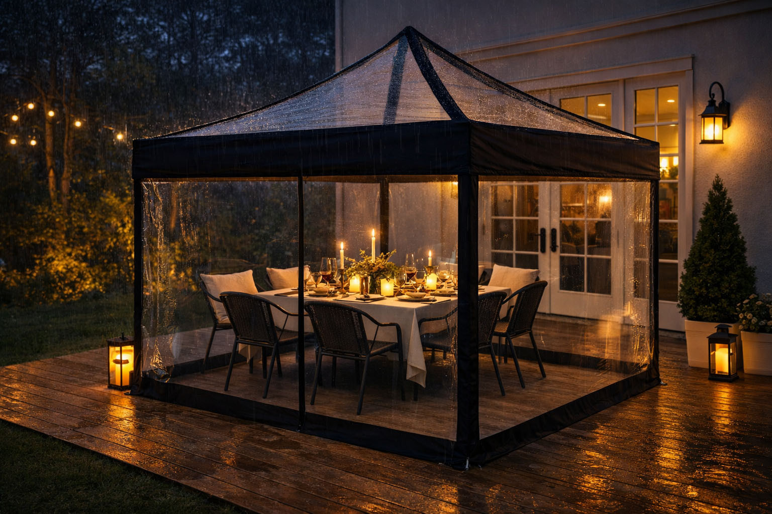 3x3m läbipaistev pop-up