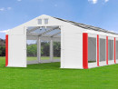 Katuseakendega PVC viilhall 6x12m PVC laohall akendega