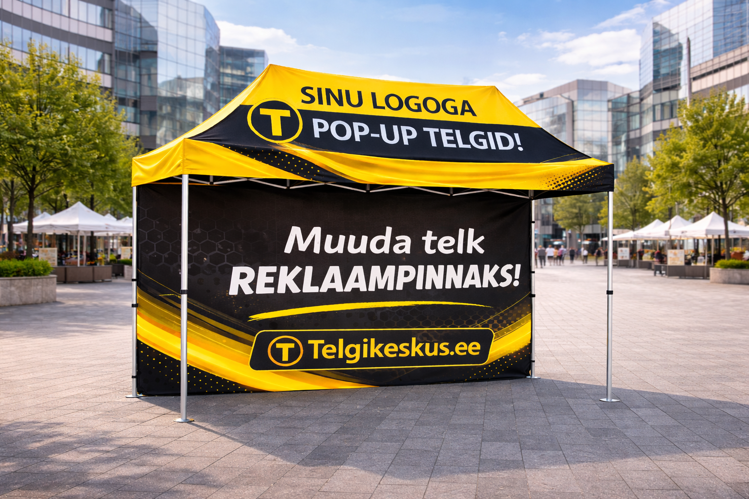 Muuda telk reklaampinnaks