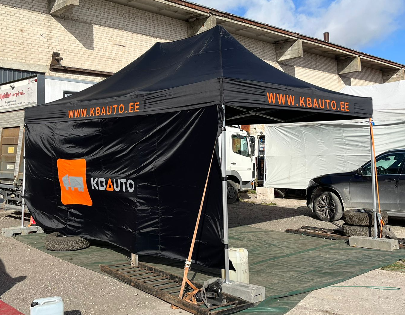 4x6m Pop-up telk trükiga