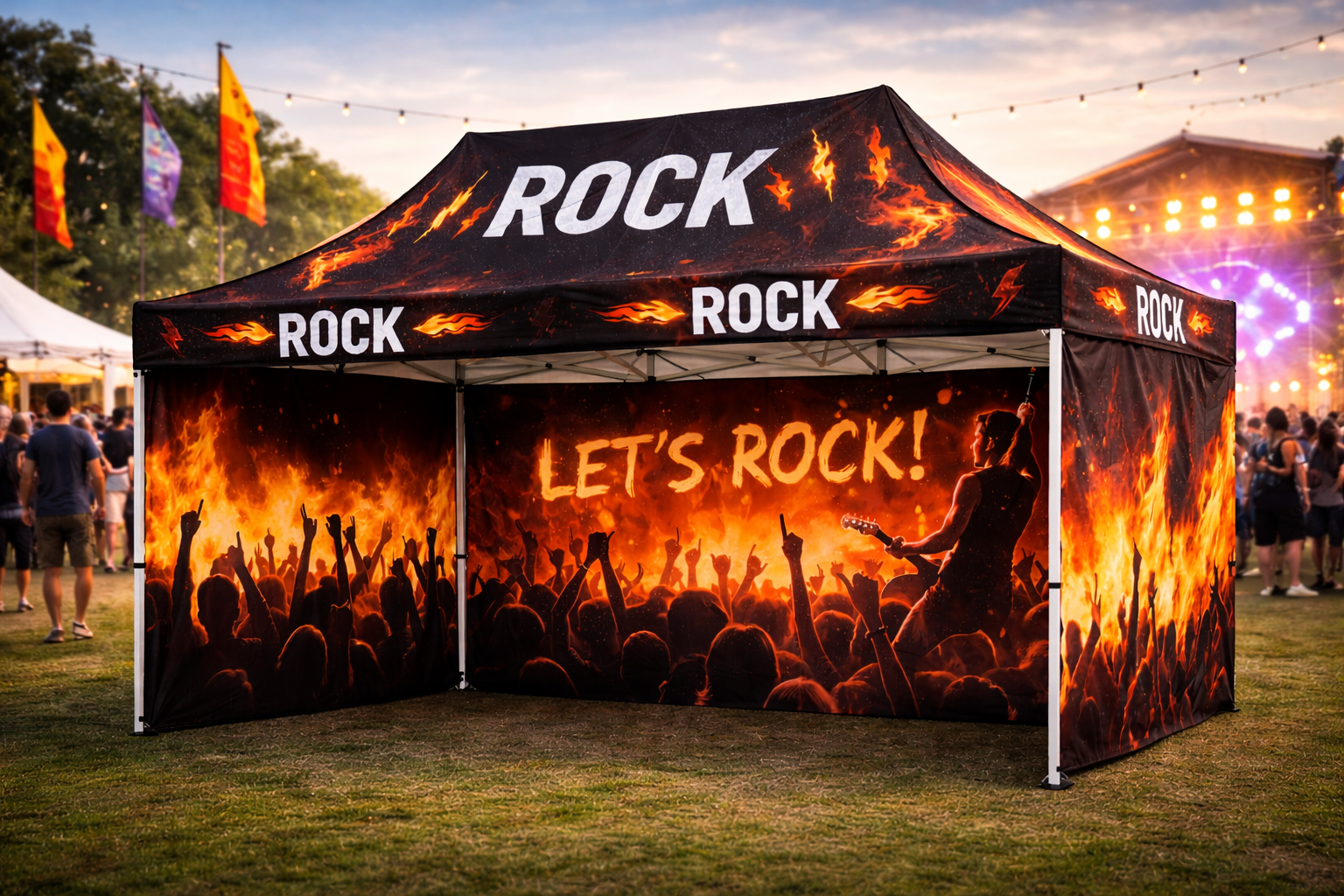 4x6m reklaamtelk Rock